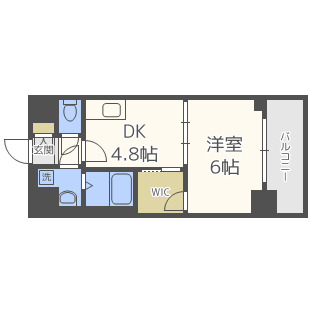 4階の間取り図