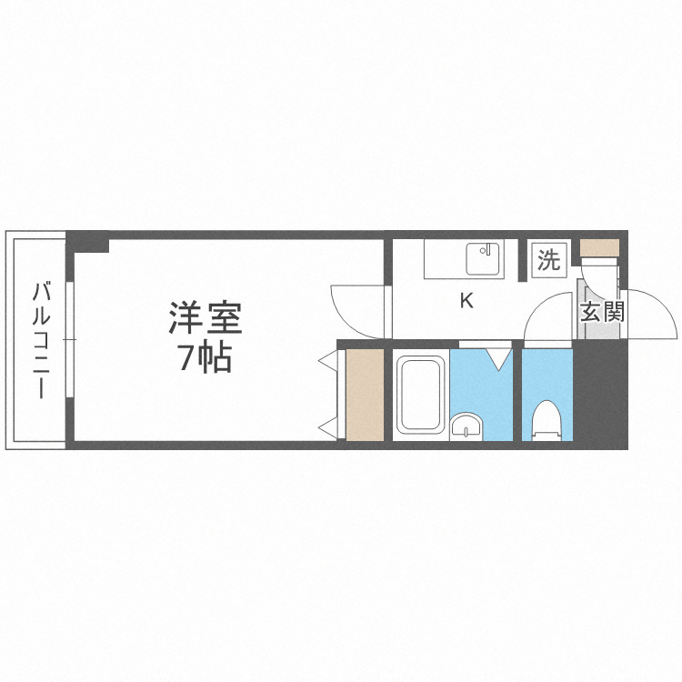 6階の間取り図