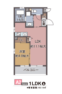 3階の間取り図