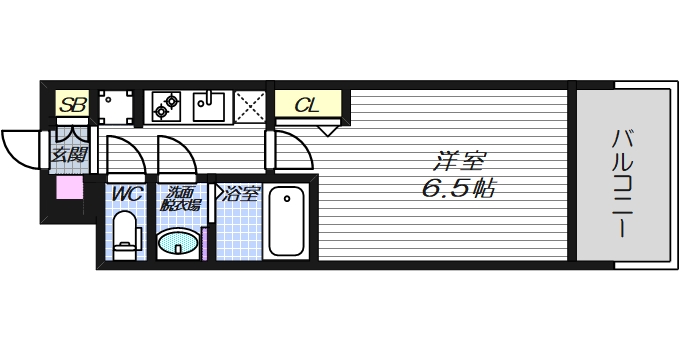 4階の間取り図