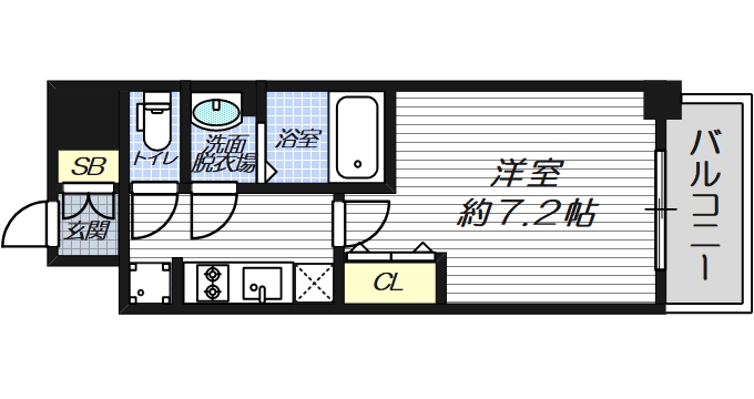 6階の間取り図
