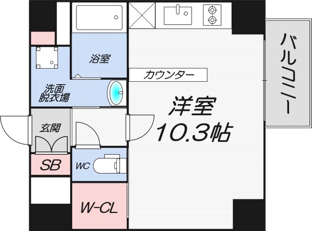 4階の間取り図