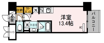 8階の間取り図