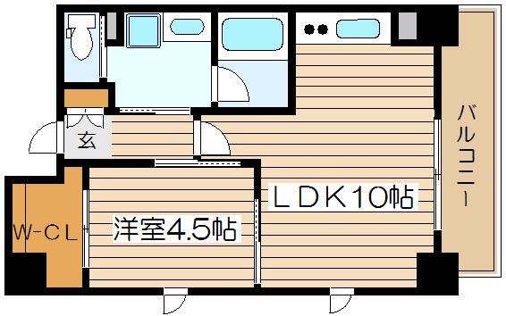 8階の間取り図