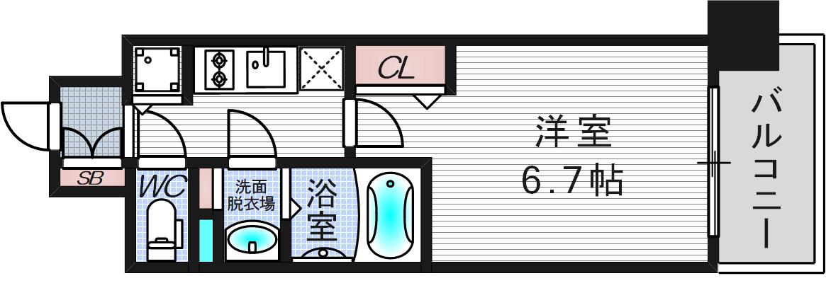 2階の間取り図