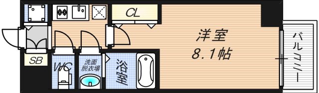 4階の間取り図