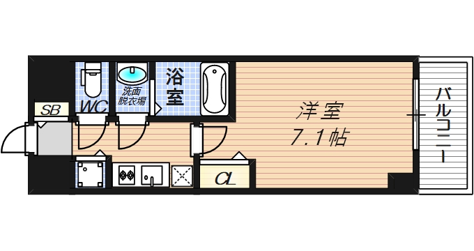 2階の間取り図