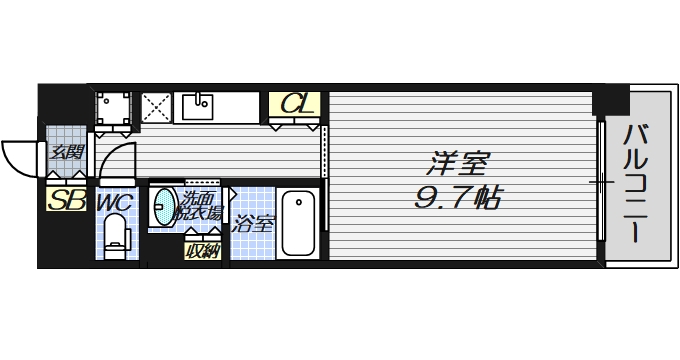 8階の間取り図