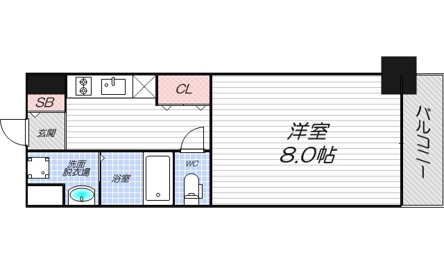 6階の間取り図