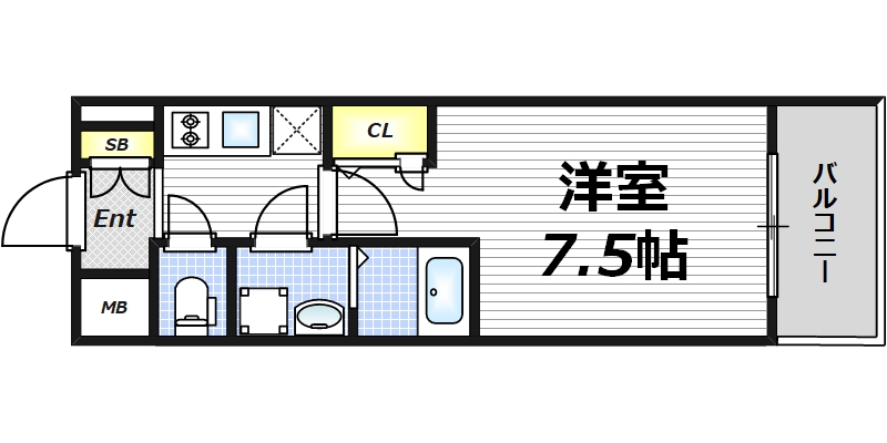 8階の間取り図