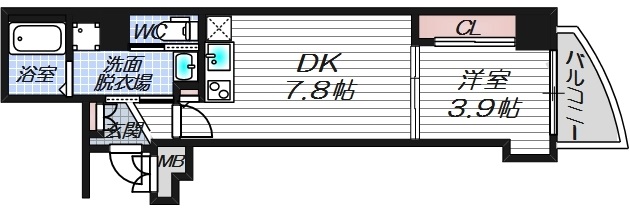 7階の間取り図