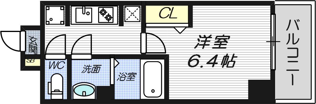 4階の間取り図