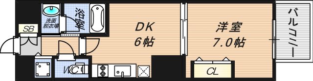 7階の間取り図