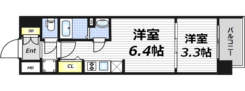 7階の間取り図