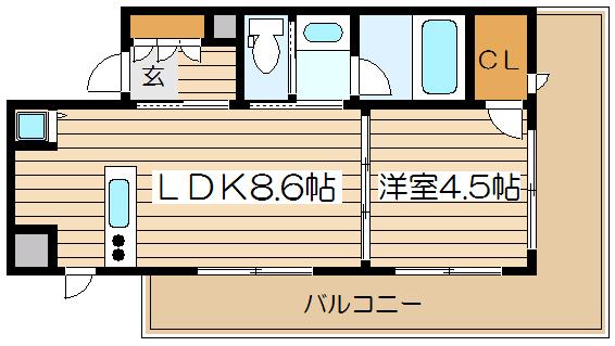 9階の間取り図