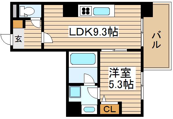 3階の間取り図