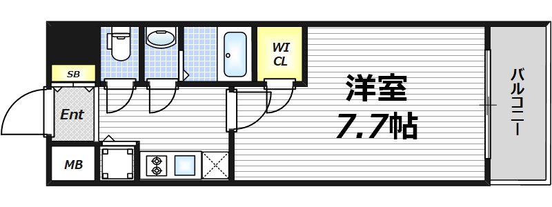 2階の間取り図