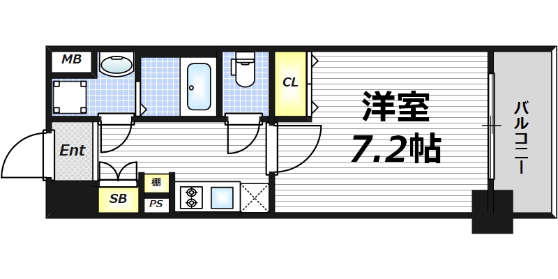 2階の間取り図