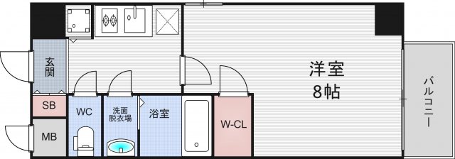 7階の間取り図