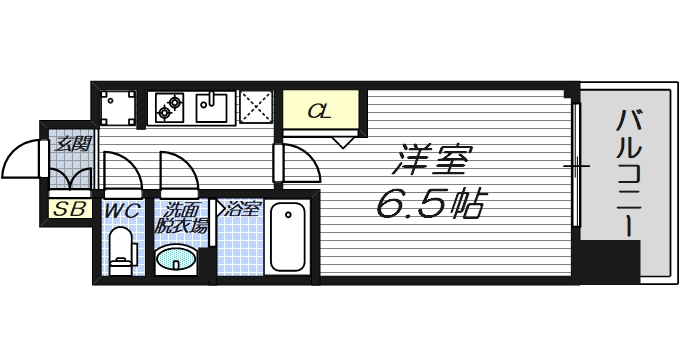 4階の間取り図