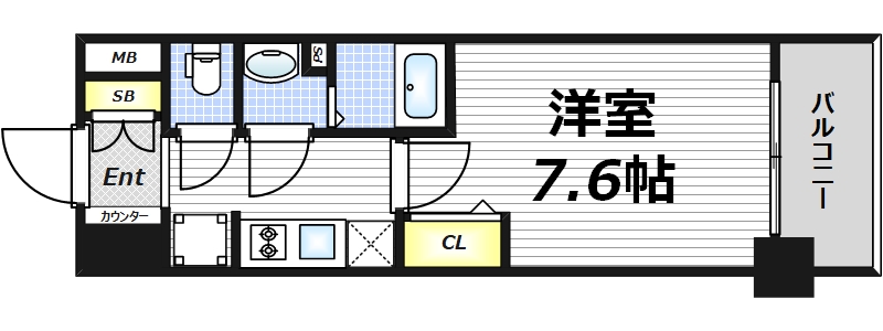7階の間取り図
