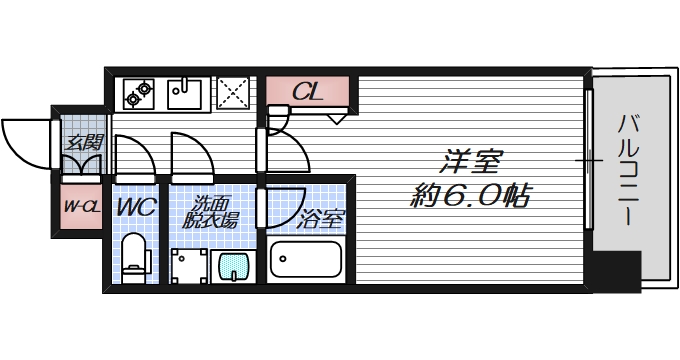 8階の間取り図