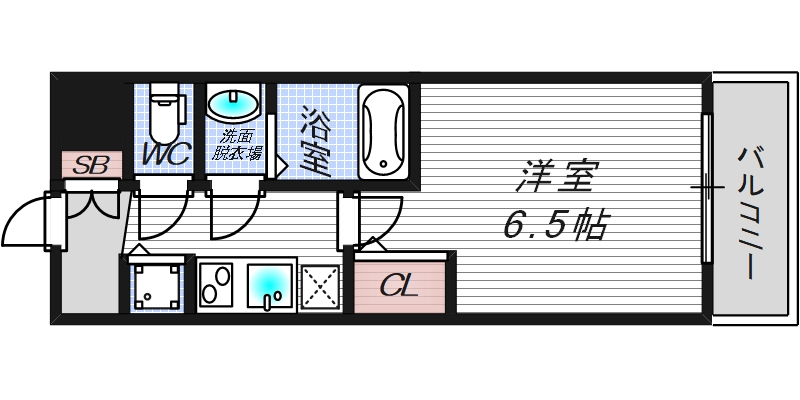 2階の間取り図