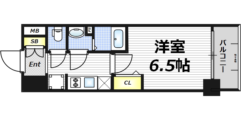 6階の間取り図