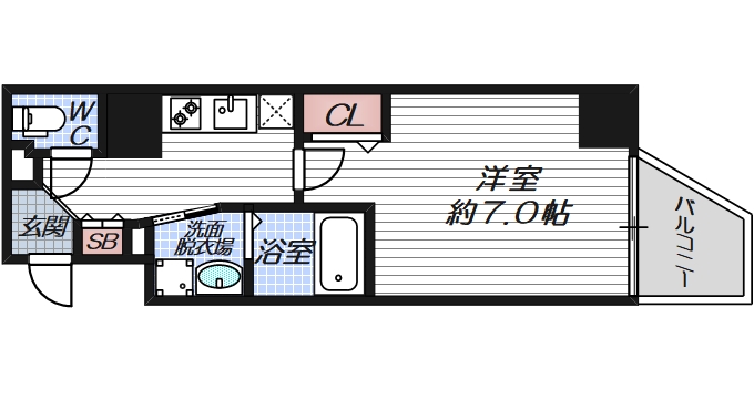 2階の間取り図