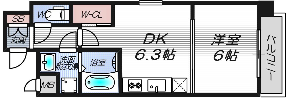 13階の間取り図