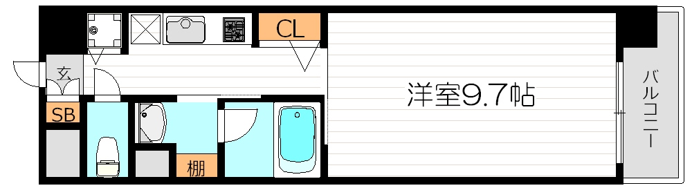 8階の間取り図