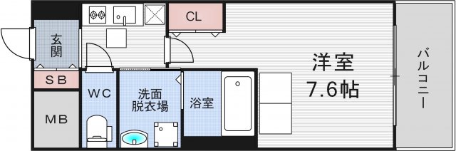 3階の間取り図
