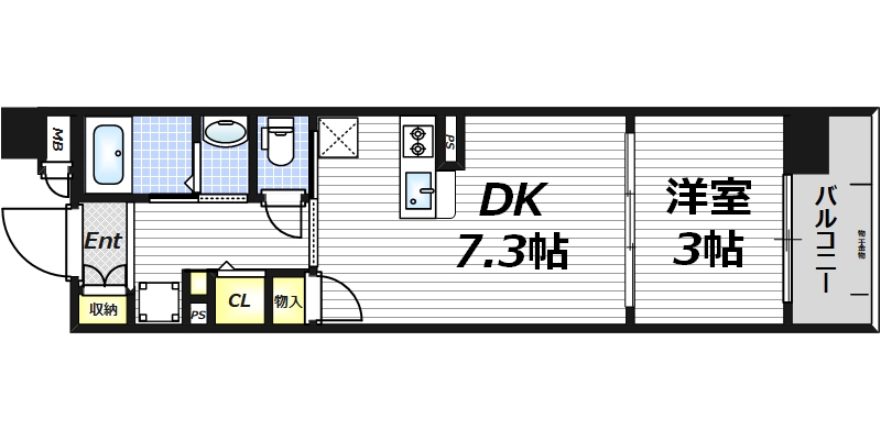 7階の間取り図