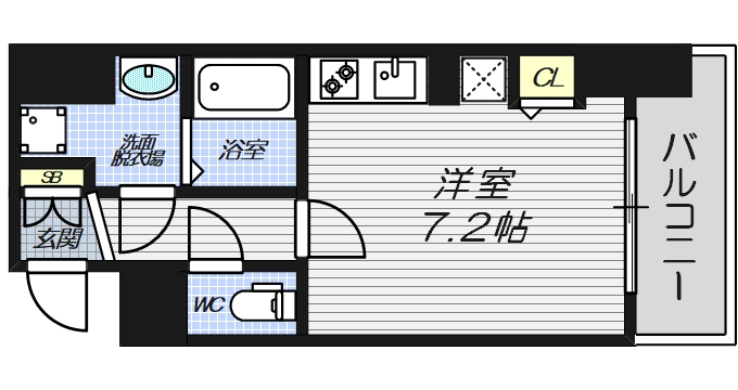 7階の間取り図