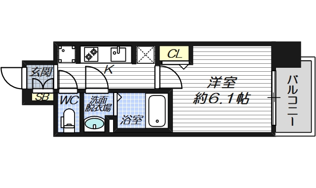 9階の間取り図