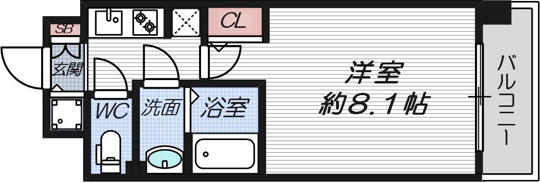 9階の間取り図