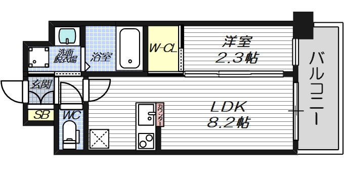 5階の間取り図