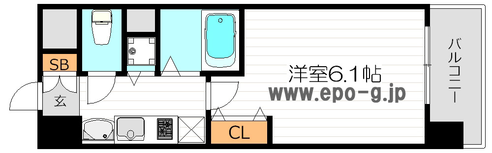 7階の間取り図