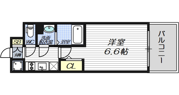 4階の間取り図