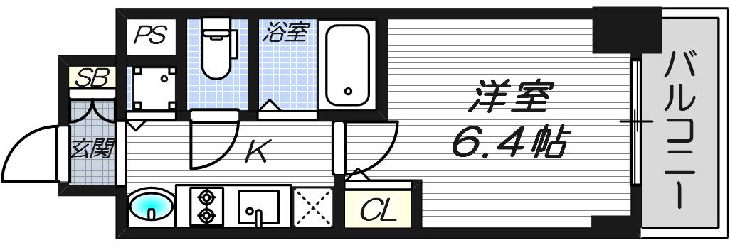 4階の間取り図