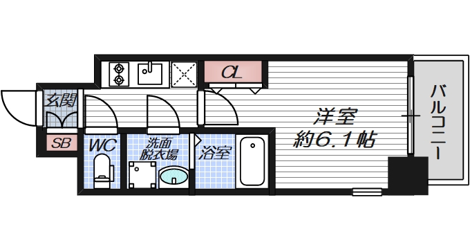 2階の間取り図