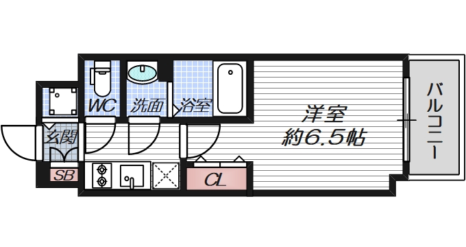 2階の間取り図