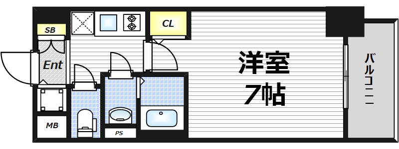 9階の間取り図