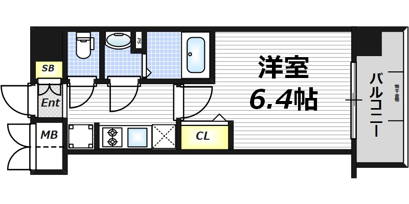 8階の間取り図