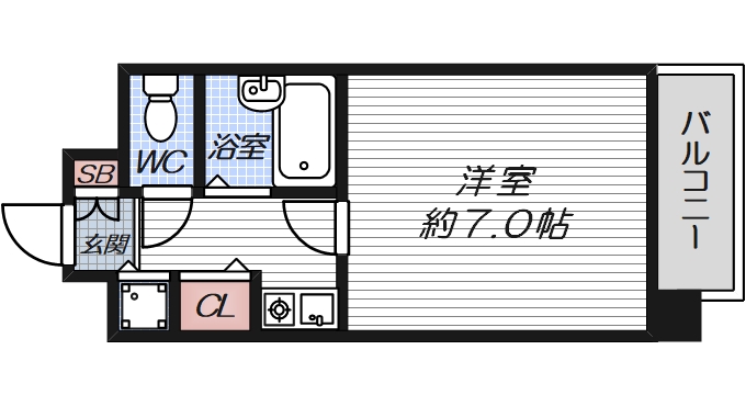 6階の間取り図