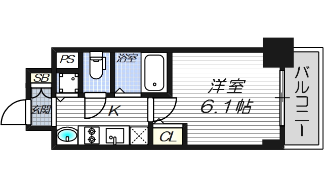 5階の間取り図