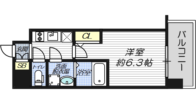 2階の間取り図