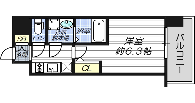 2階の間取り図