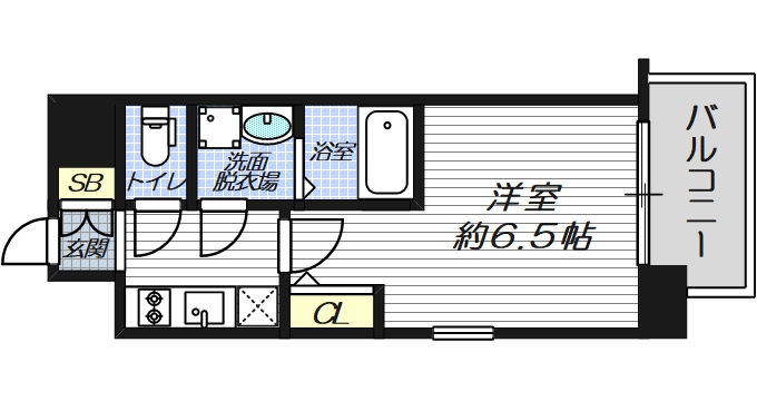 2階の間取り図