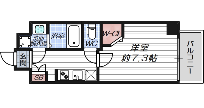 5階の間取り図